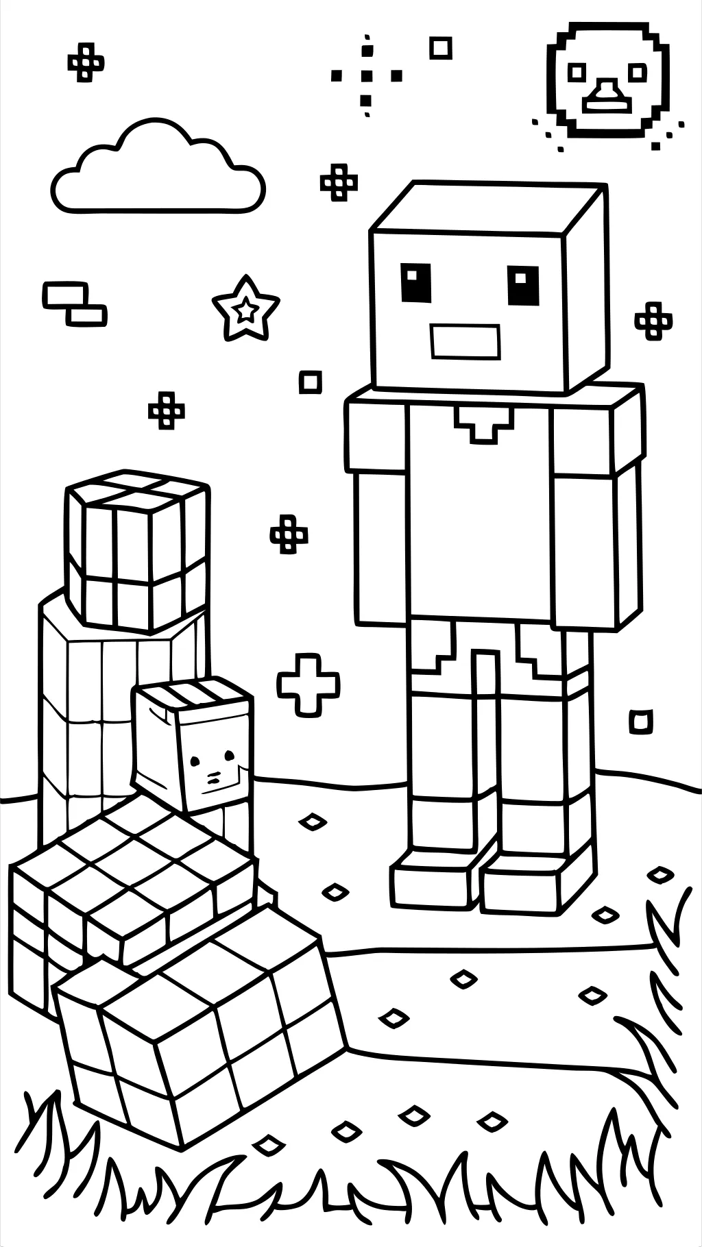 coloriages minecraft gratuits imprimables